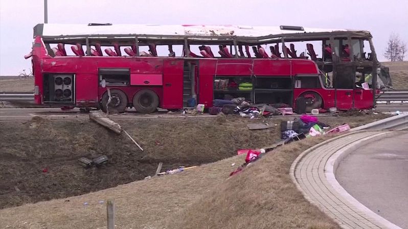V Polsku havaroval autobus, pět mrtvých